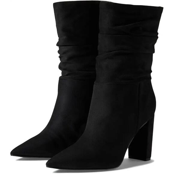 Nine West Denner pointed toe slouchy boots black - 7 - Picture 1 of 13